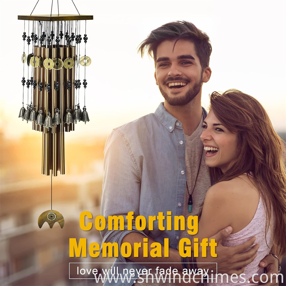 personalized copper wind chimes
